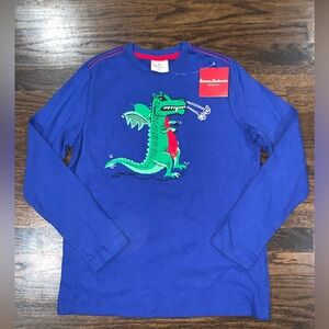 Cotton Dragon Embroidered Appliqué Tee Size 140/10